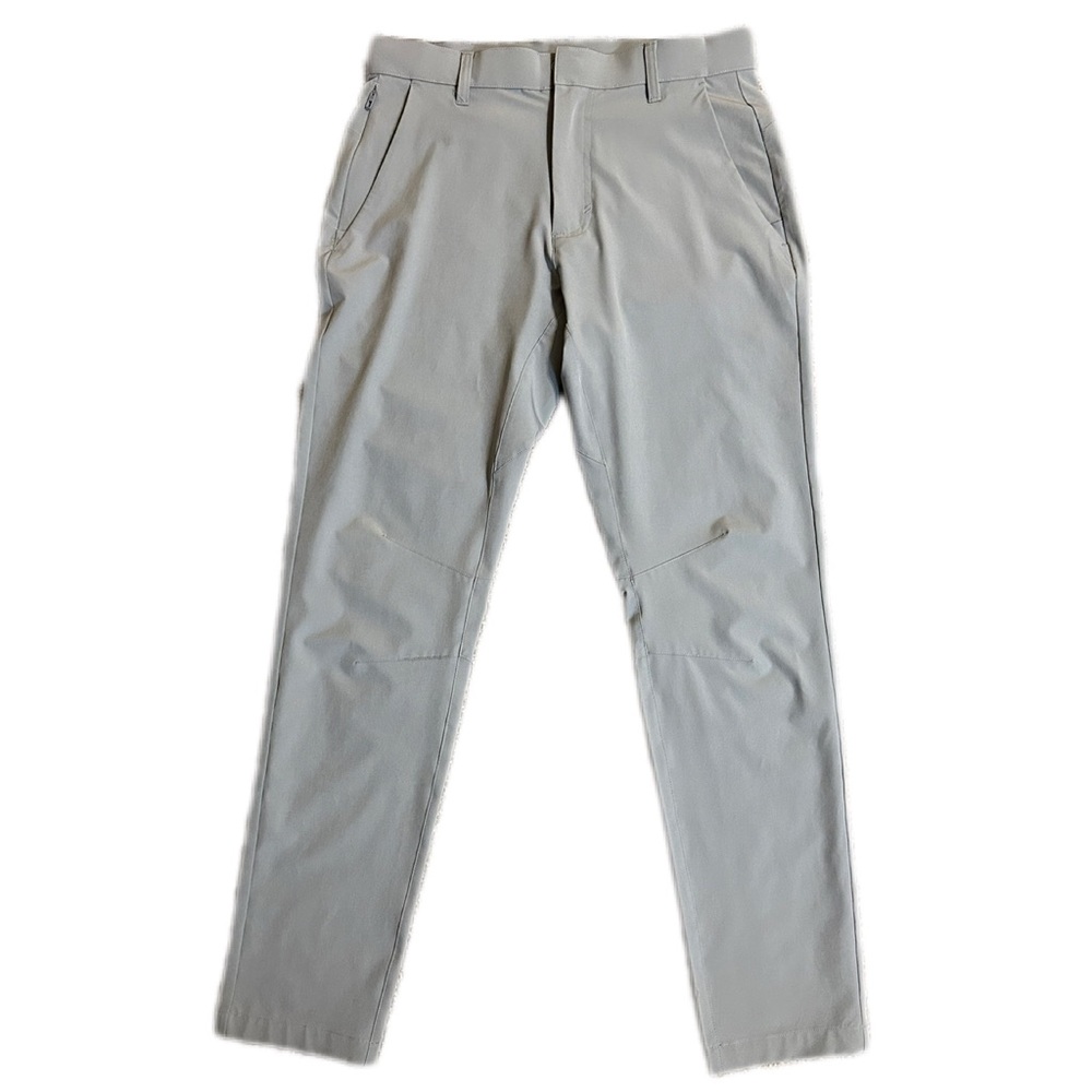 Fabletics Slim Fit Chino Pants 30x32 Light Gray